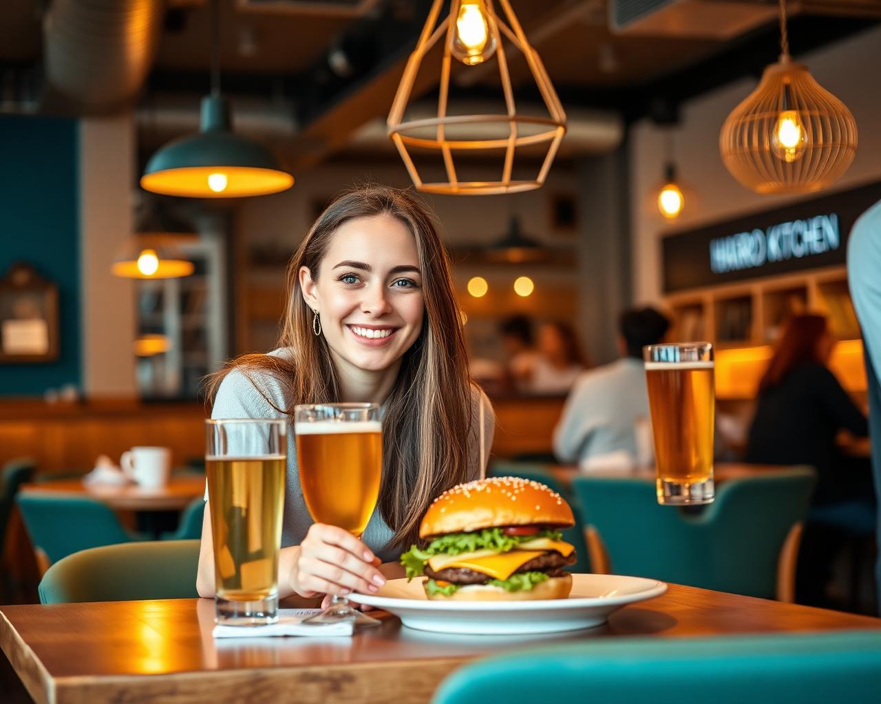 A guest enjoying a local venue recommended through FAMIL